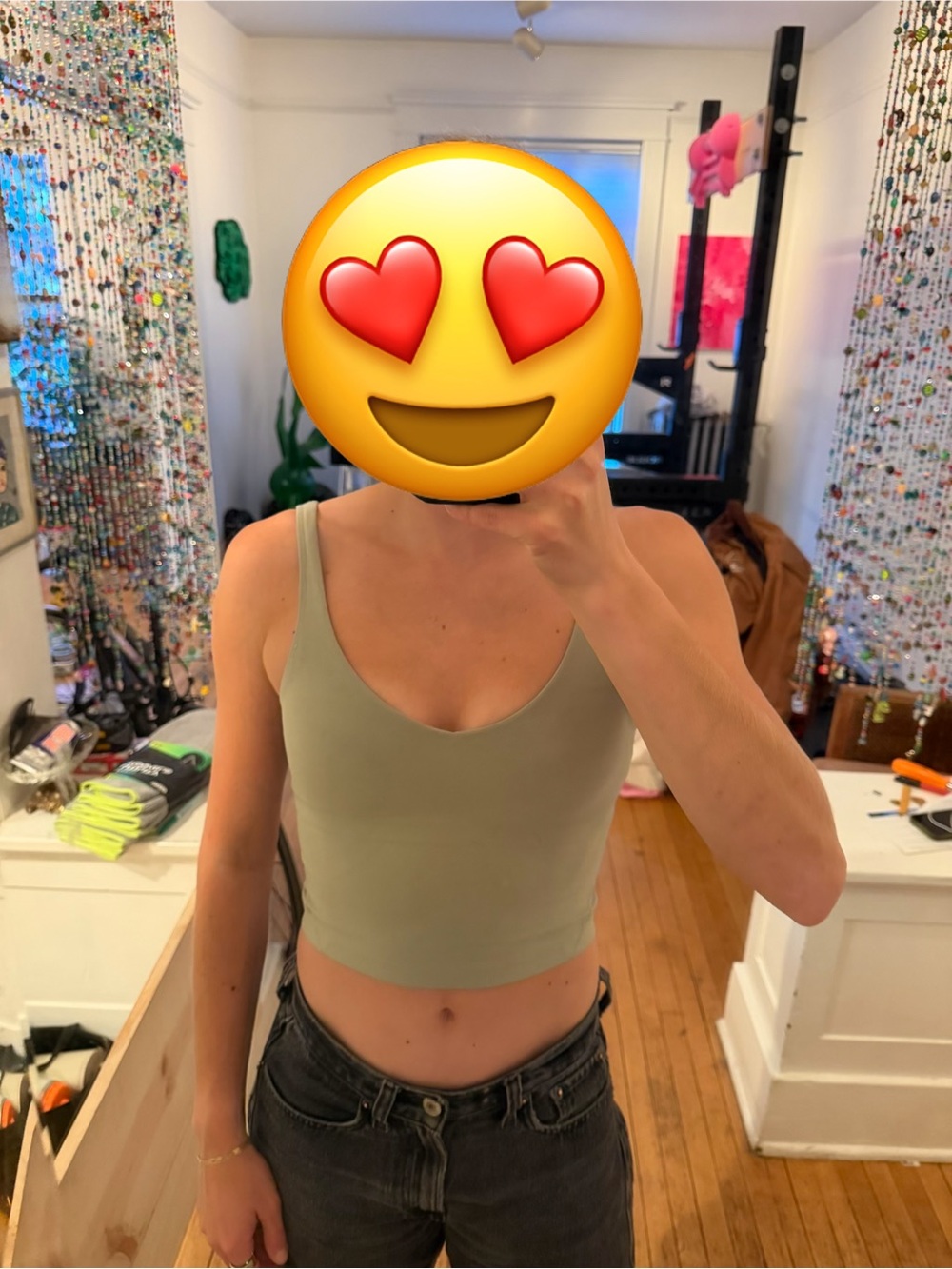 Lululemon Align Light Green Cropped V Neck
